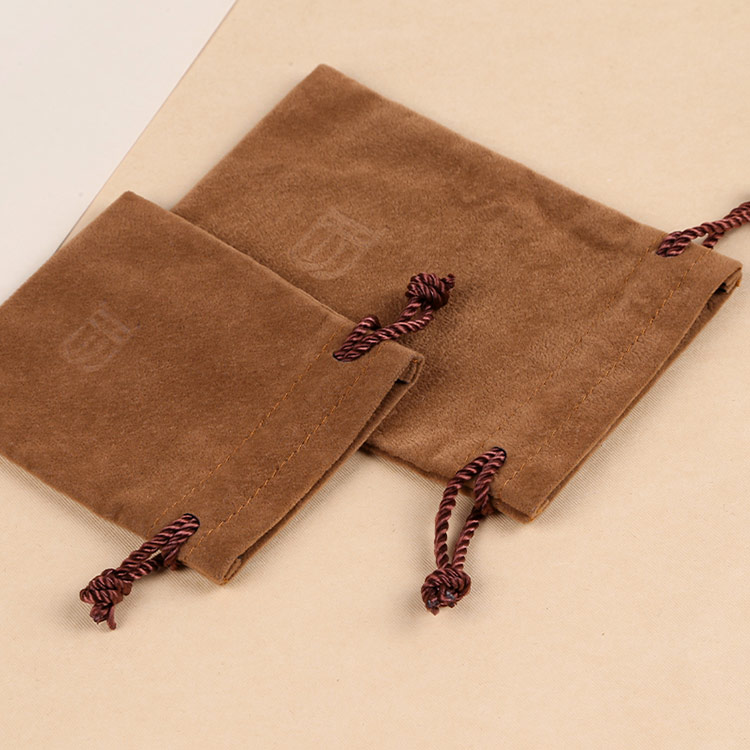 custom small drawstring gift pouches