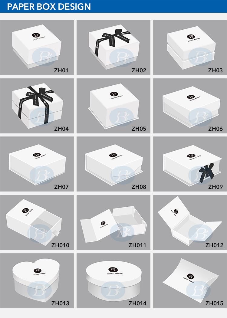 paper jewelry packaging boxes design