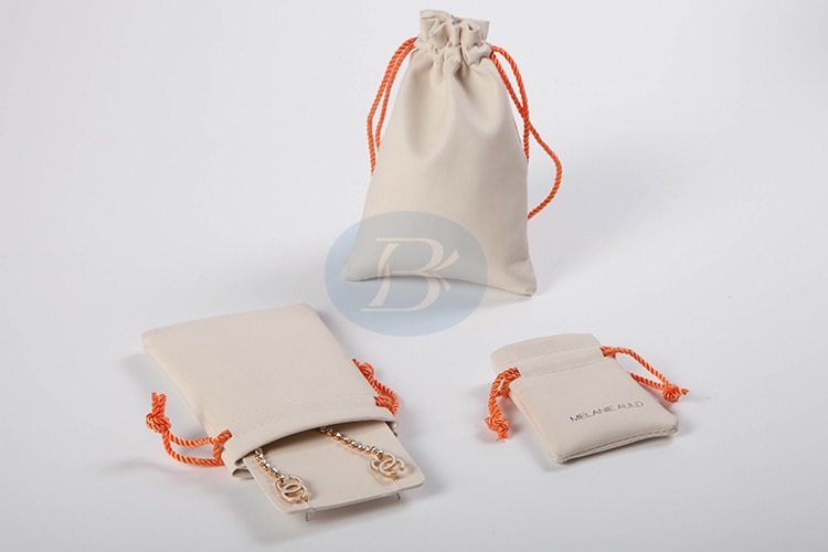 custom leather jewelry bag
