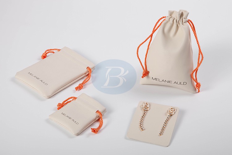 custom leather jewelry bag