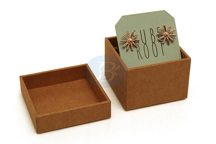 custom paper earring jewelry packaging