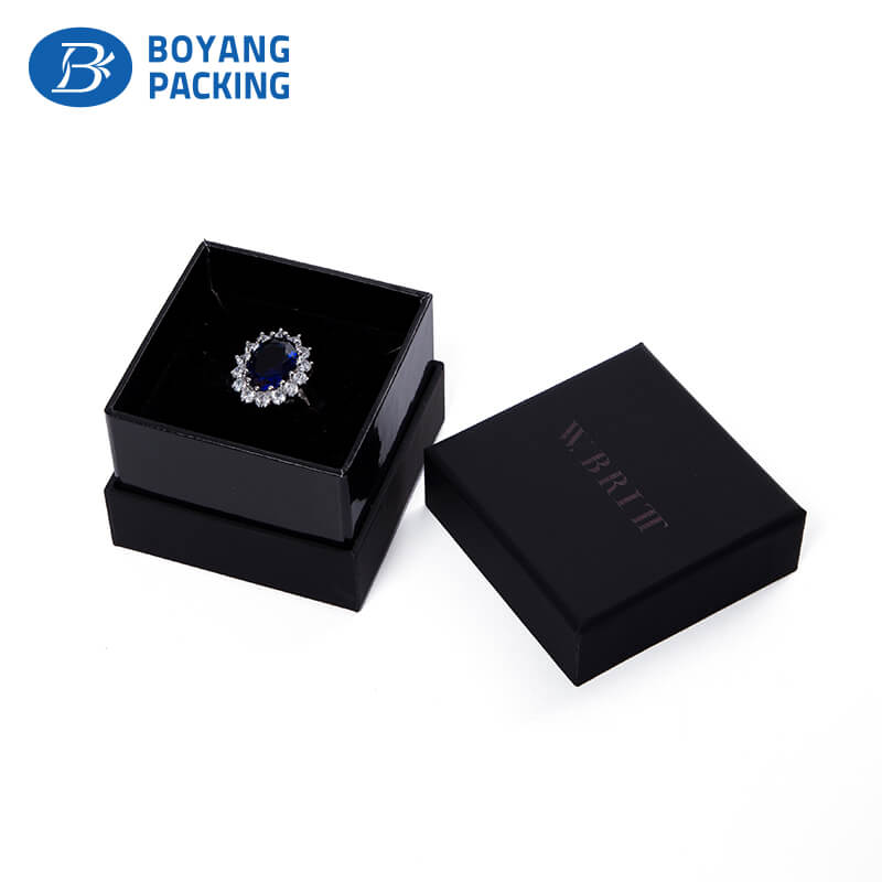 Plastic jewelry boxes, black jewellery box factory Jewelry box