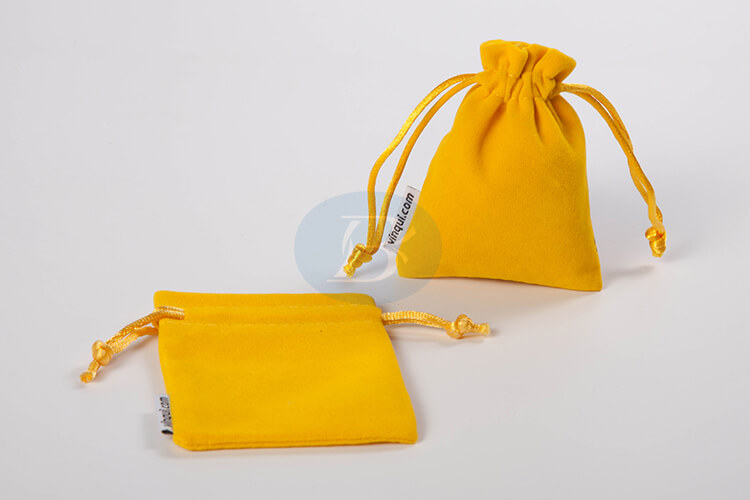 custom velvet drawstring bags, plush velvet pouch