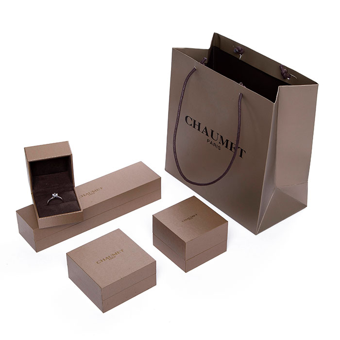 Custom brown plastic fashion jewelry box sell