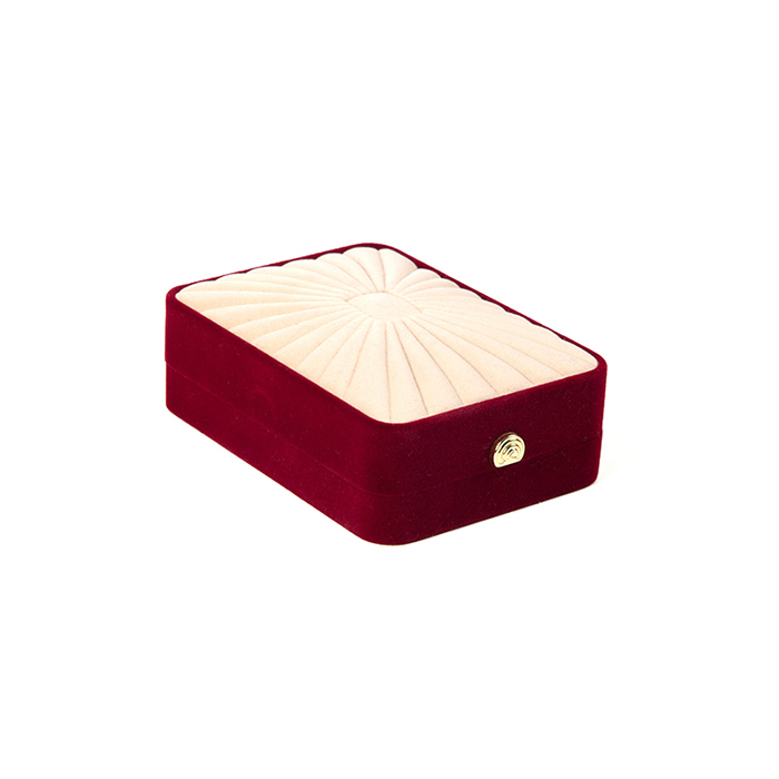 Custom small velvet jewelry box