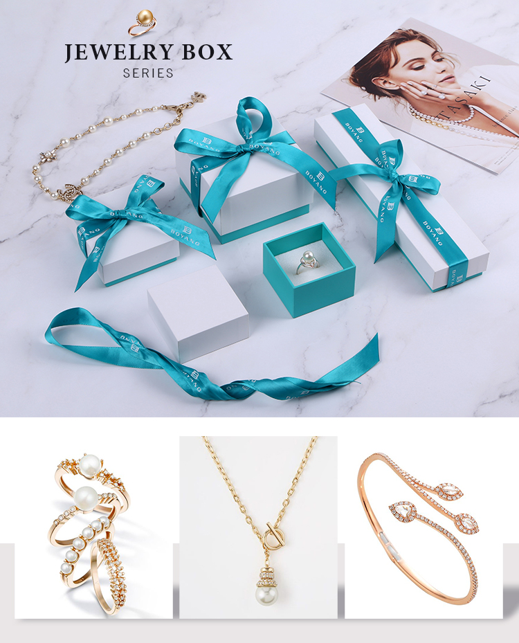 custom necklace gift paper box