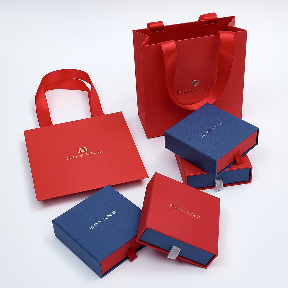custom logo drawer jewelry box packaging