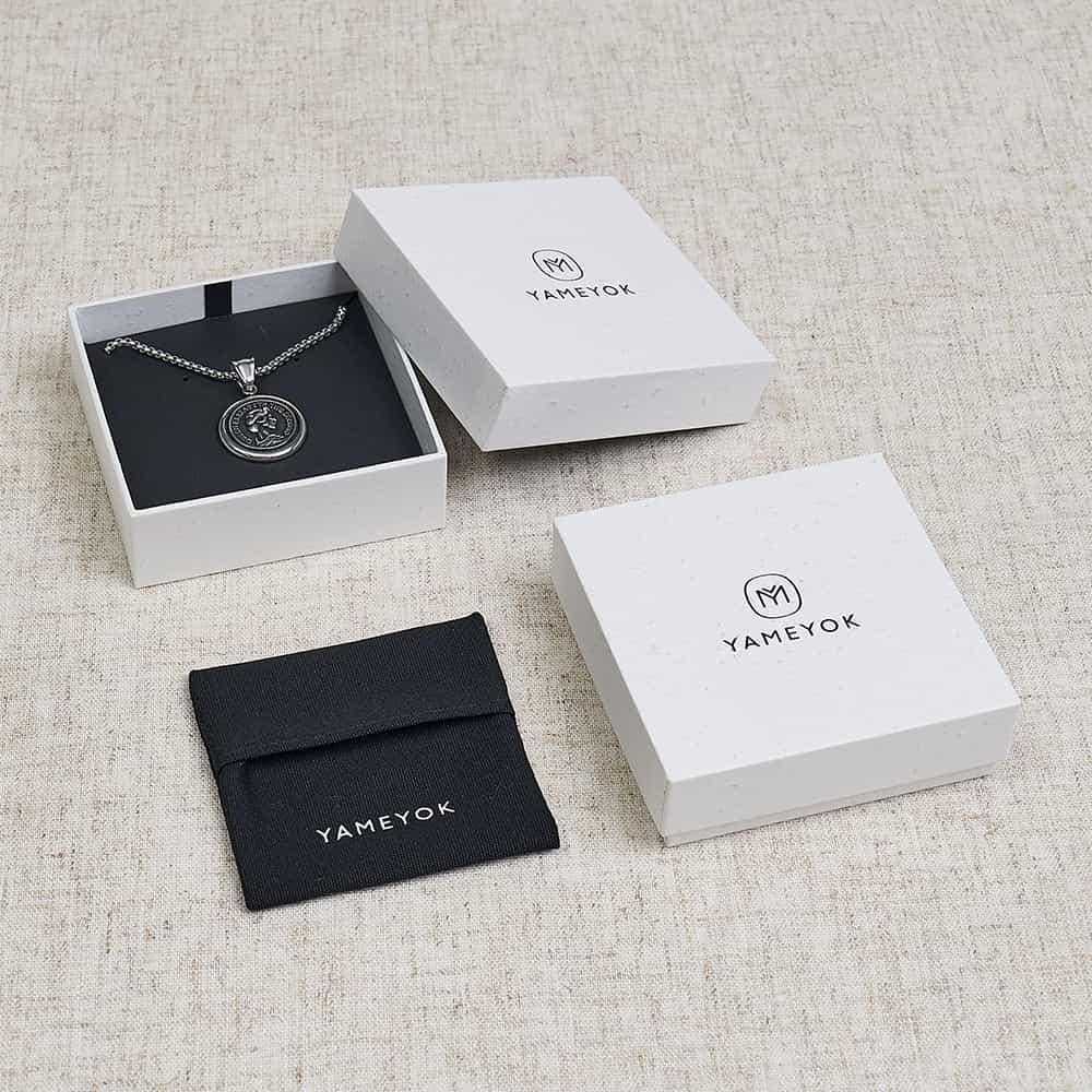 custom logo jewelry set packaging box