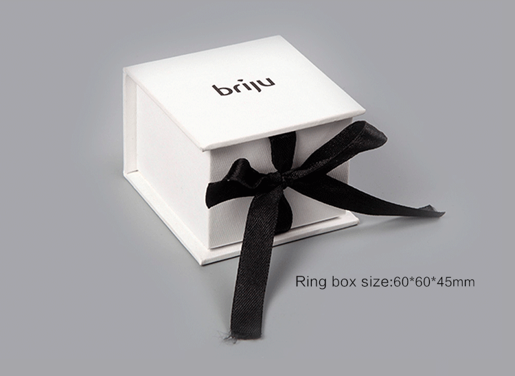 custom white jewellery box