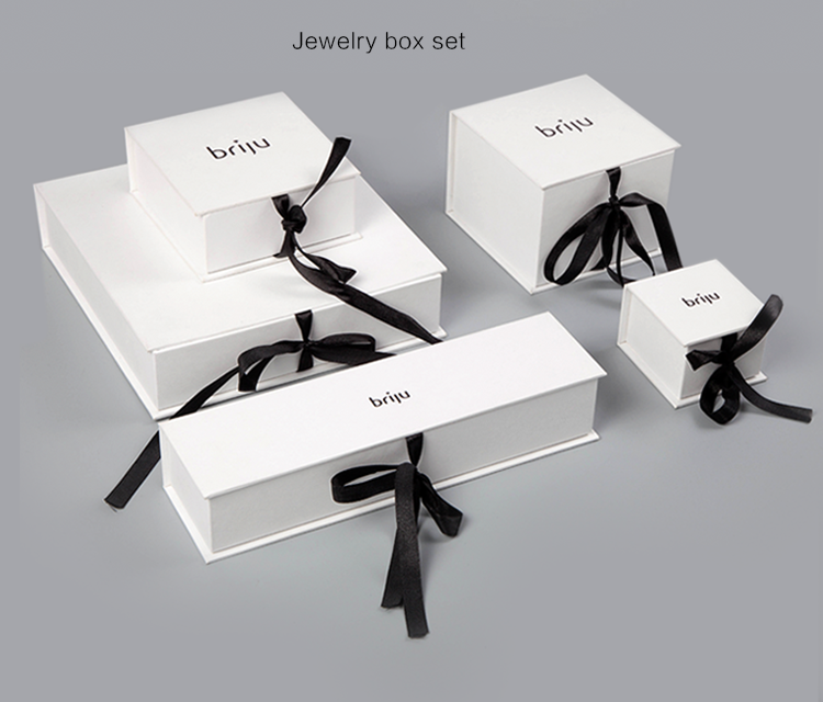 custom white jewellery box