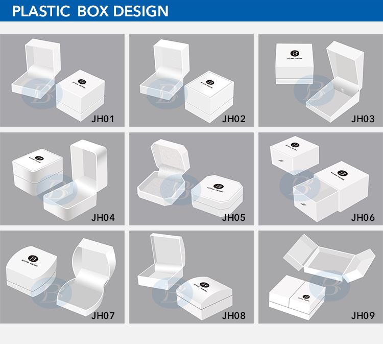 Custom plastic jewelry boxes design