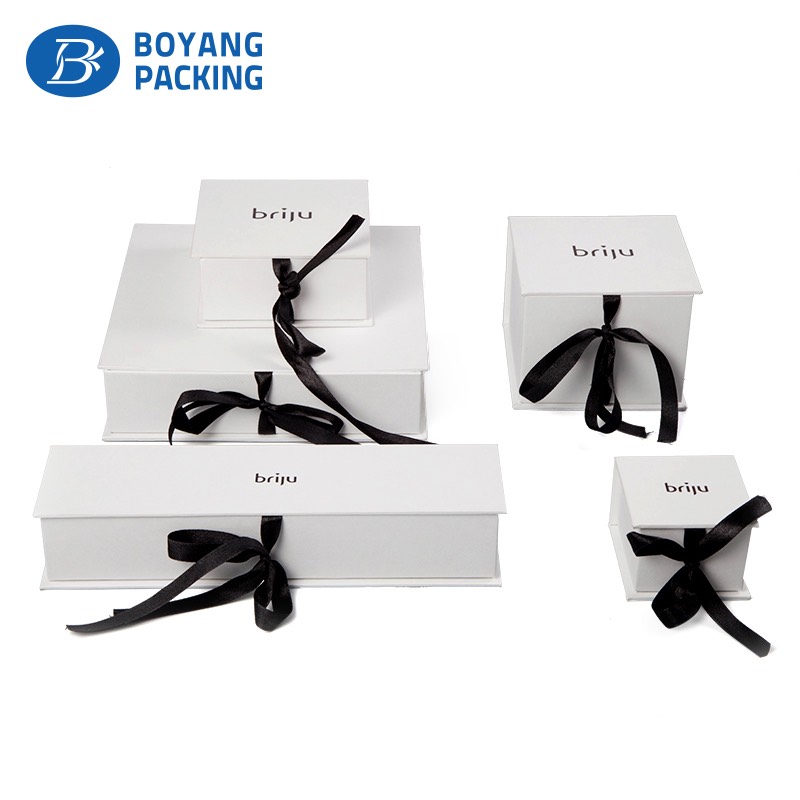 Jewelry boxes set,white jewellery box Jewelry packaging sets