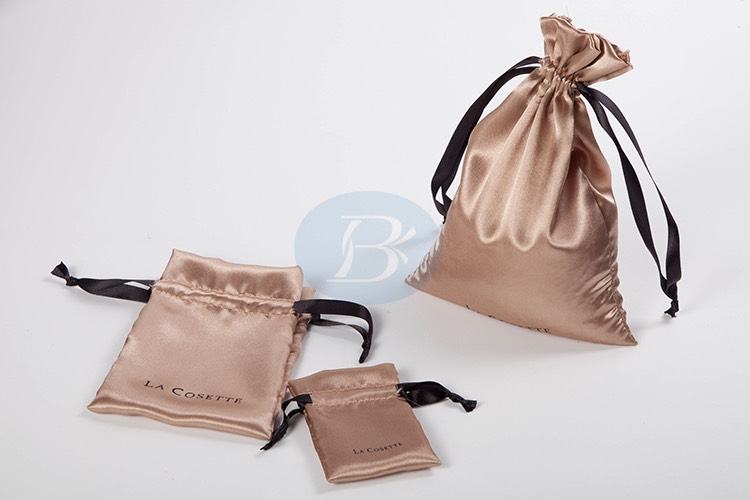 Custom satin bags for jewelry