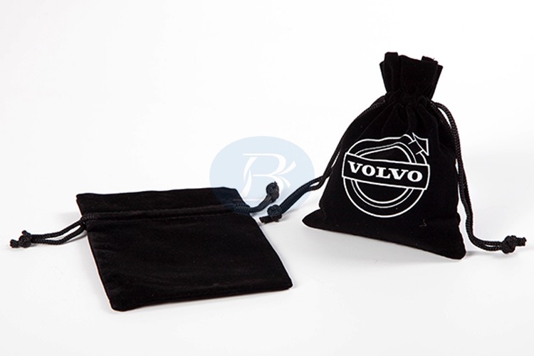 for your jewelry custom logo velvet pouch