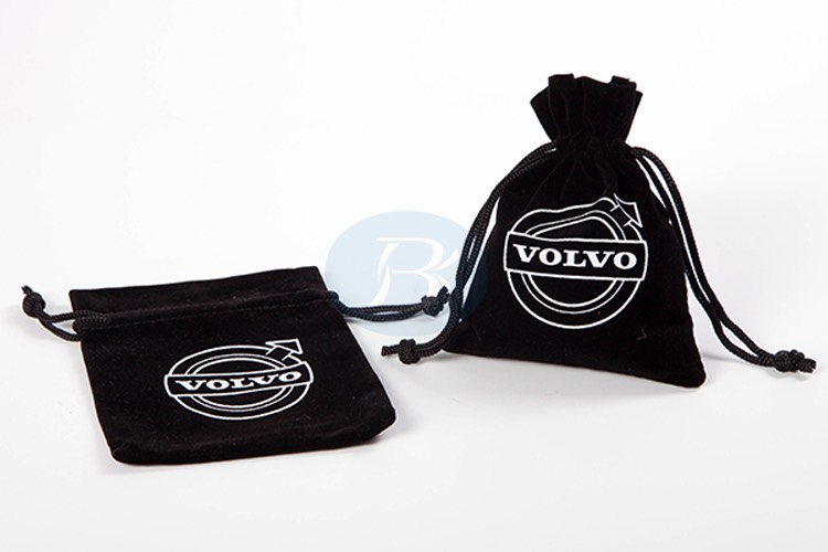 custom velvet drawstring bags