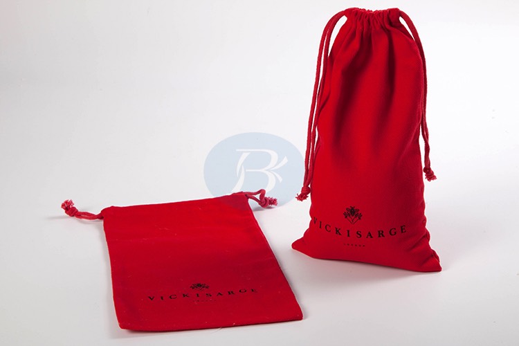 customized cotton drawstring bag