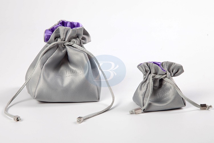 customized satin jewelry bag