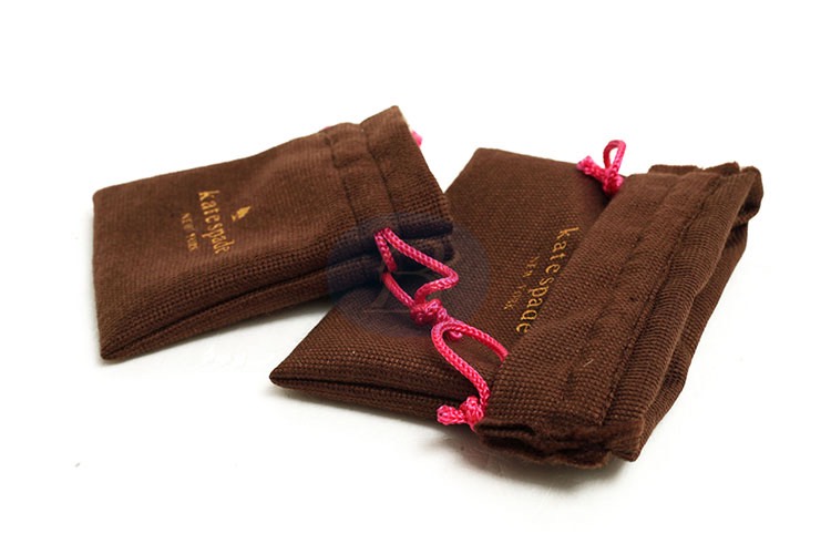 custom velvet pouch