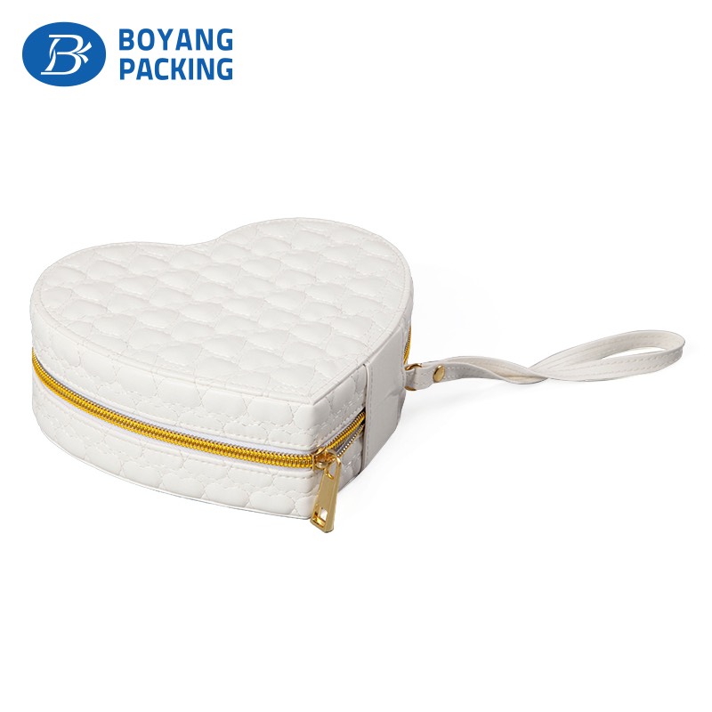 white leather jewelry box