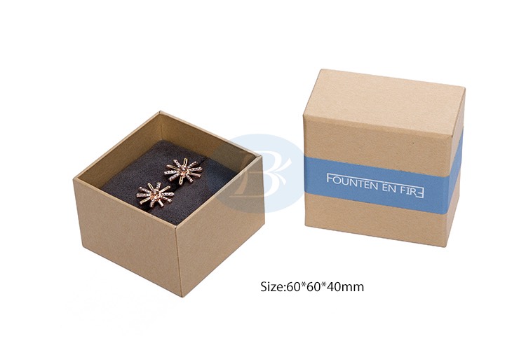 wholesale cheap paper jewelry packaging earrings box