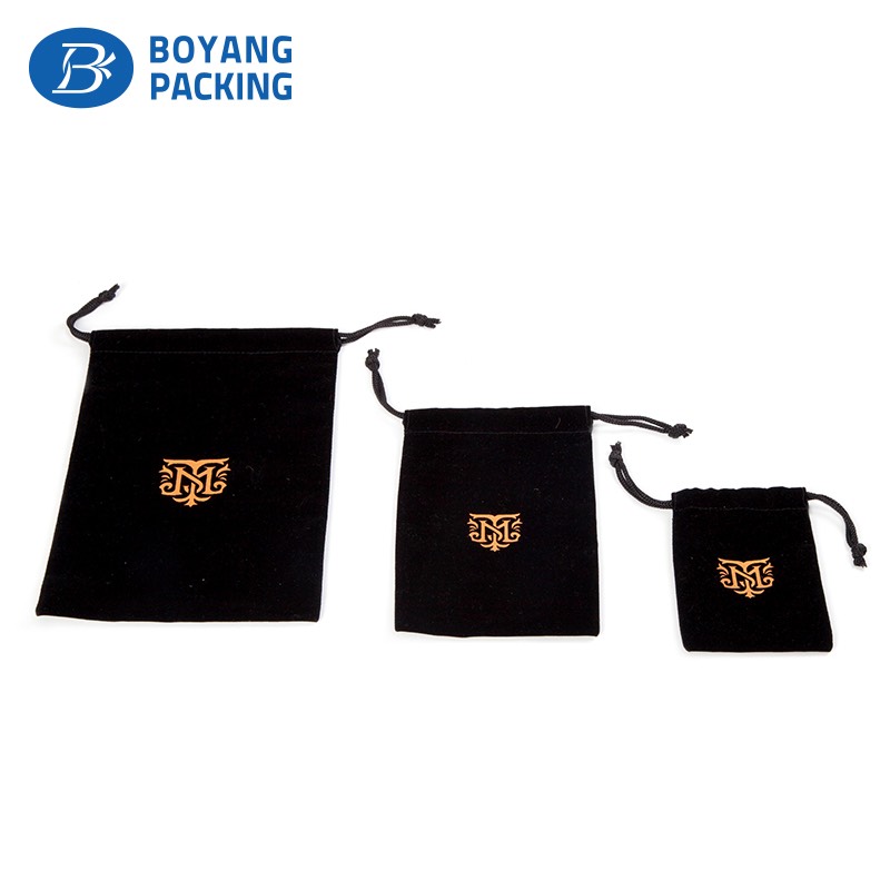 wholesale velvet jewelry drawstring pouches