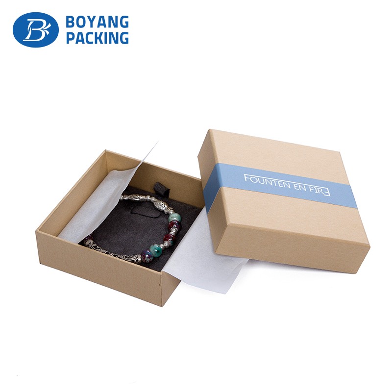 OEM cardboard paper bracelet box