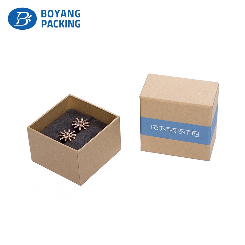 OEM cardboard paper earrrings box