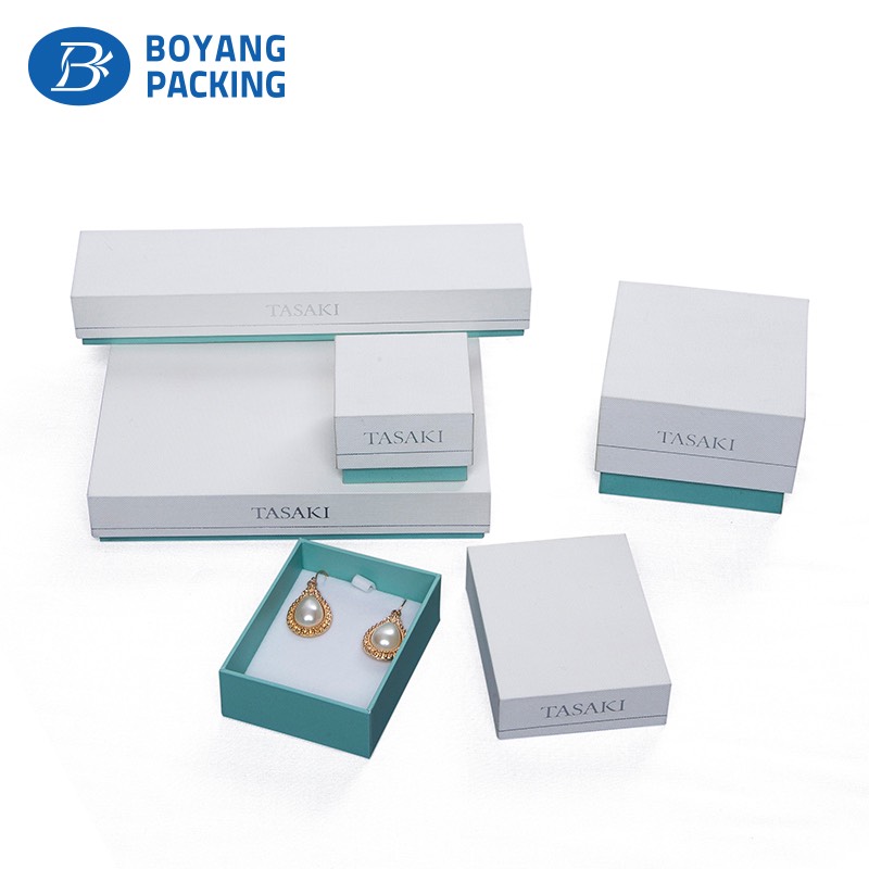 Seasoned wholesale paper jewellery packaging boxes manufacturer
