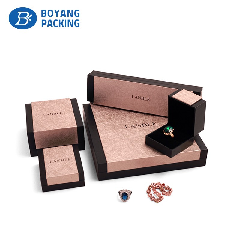 Customized logo wholesale plastic jewellery box