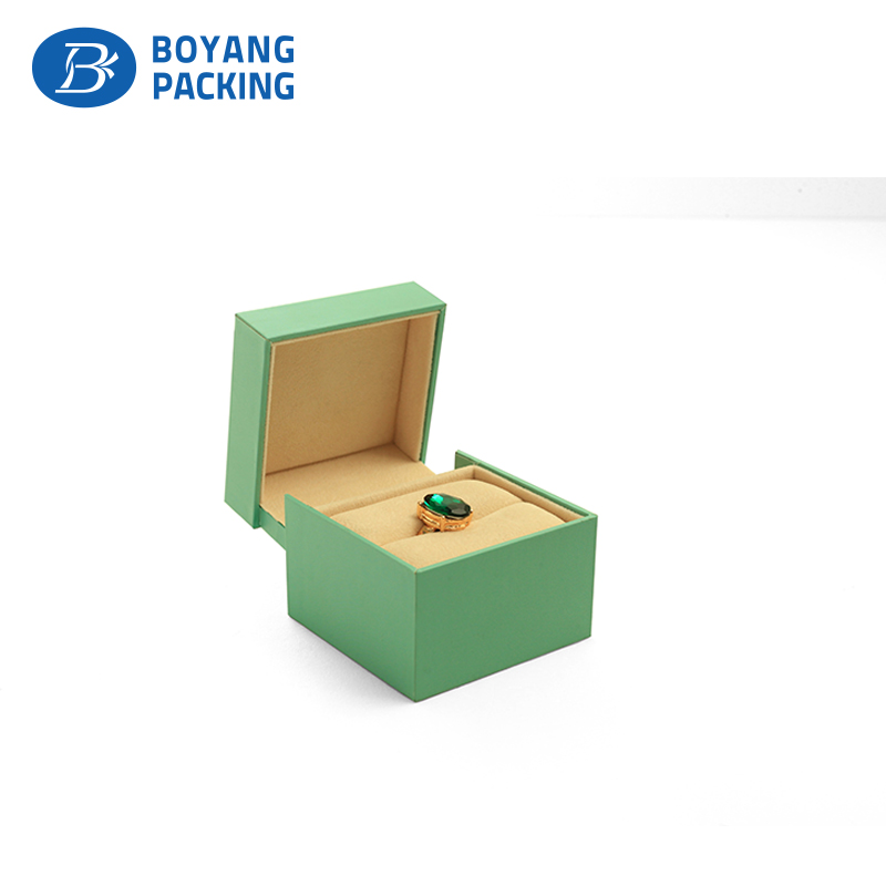 Green plastic jewelry boxes, jewelry box factory Jewelry box