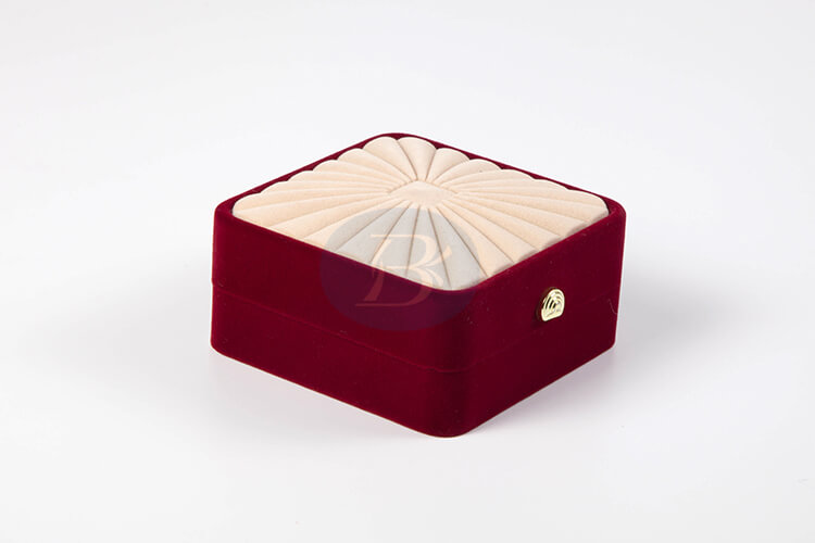 custom small velvet jewelry box