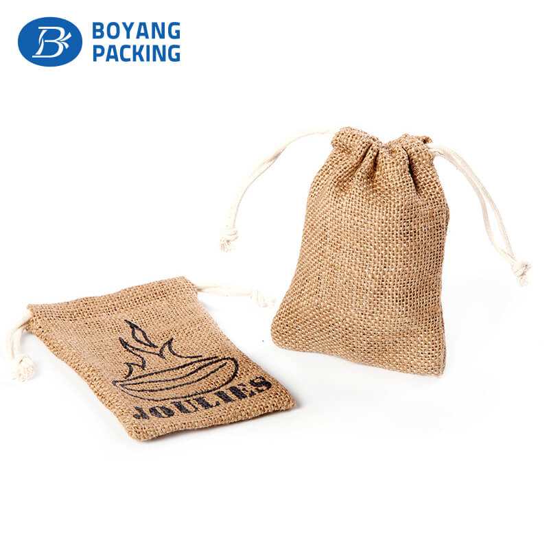 Personalised jute bags, jute bags suppliers Jewelry bag&pouch