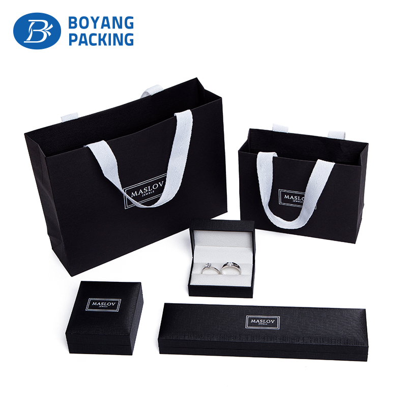 black plastic jewelry gift packaging boxes factory