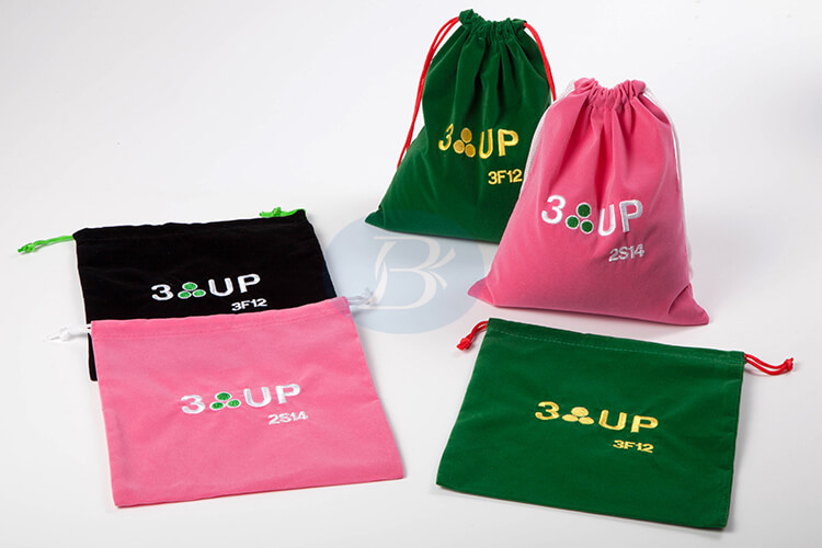 Custom drawstring jewelry bags