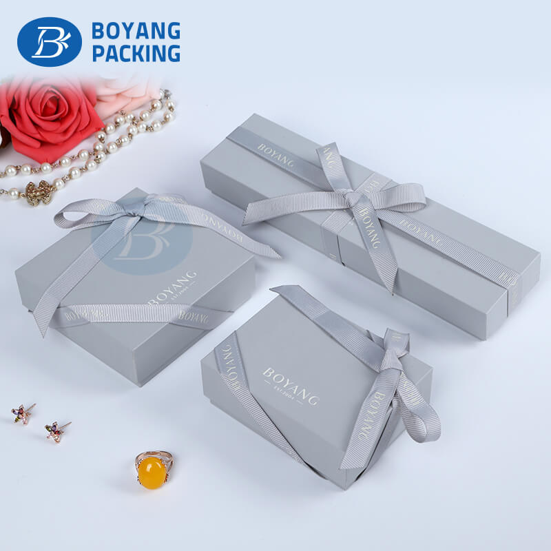 Design different types gift packaging box. Jewelry box