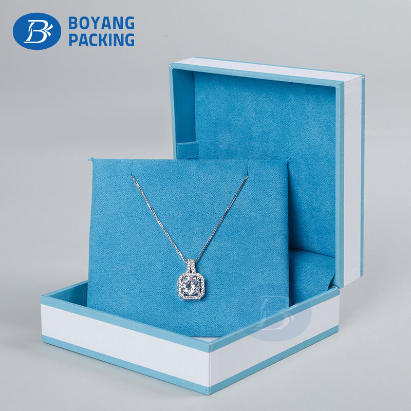 Necklace paper jewelry box wholesale,customized jewelry packaging boxes