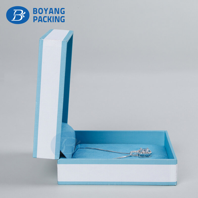 Necklace paper jewelry box wholesale,customized jewelry packaging boxes