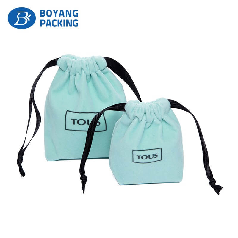 High quality jewelry velvet pouches