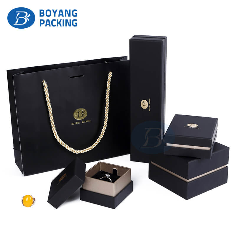 Black jewelry boxes wholesale necklace boxes Jewelry box