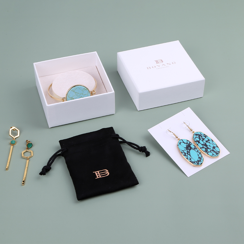  Custom logo Jewelry Packaging Necklace Bracelet Paper Box