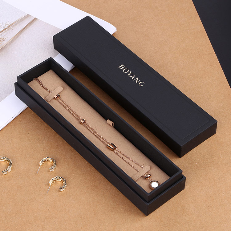 China supply competitive price black custom luxury necklace gift box