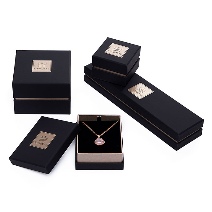 custom black jewellry box