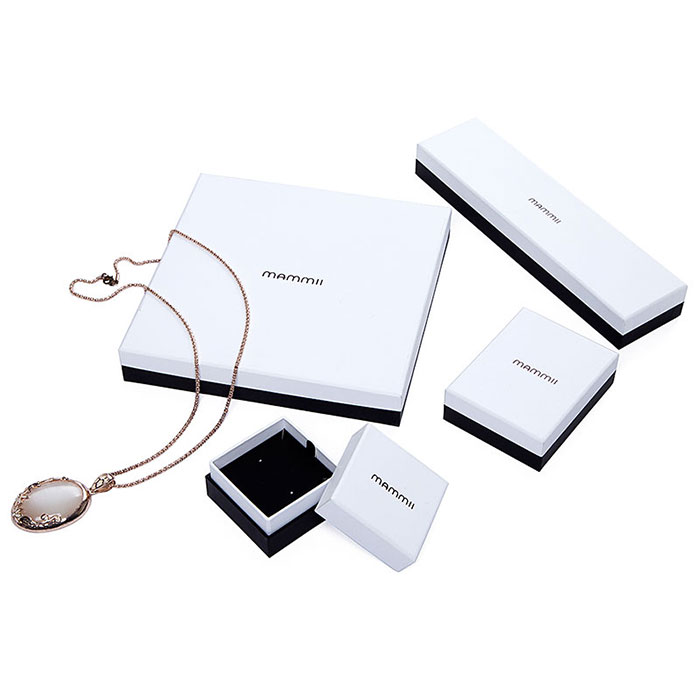 Perfect custom white jewelry box, Professional custom jewelry packaging