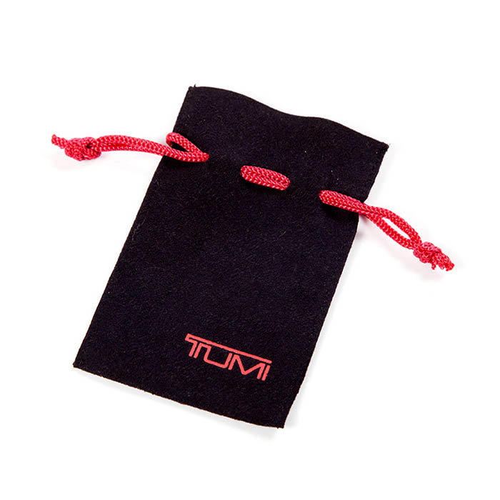 Custom black necklace pouch