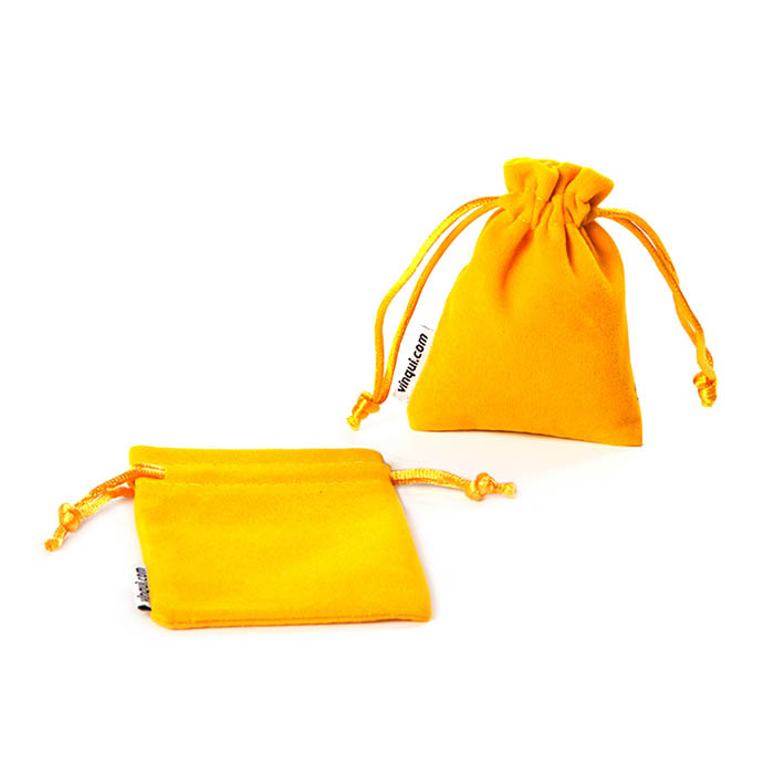 Custom velvet drawstring bags