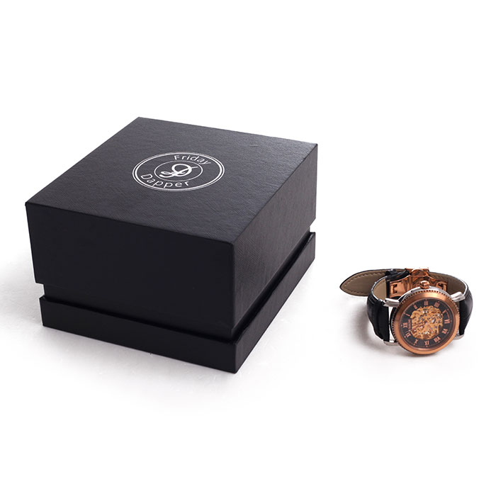 High quality logo custom paper watch box