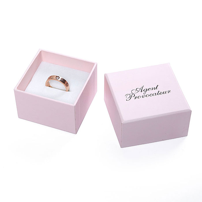 custom jewelry box pink