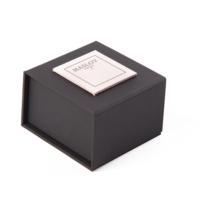 Charm custom black jewelry box paper - Jewelry packaging sets