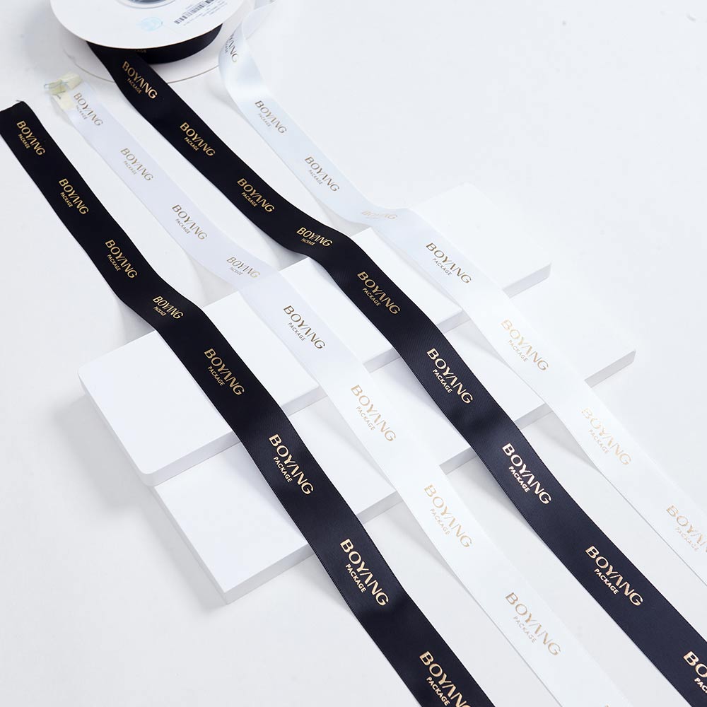 custom ribbon with logo