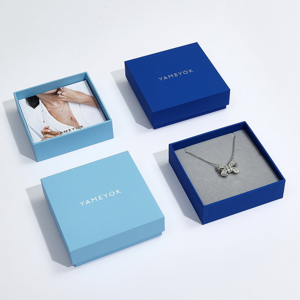 custom logo earring packaging gift box